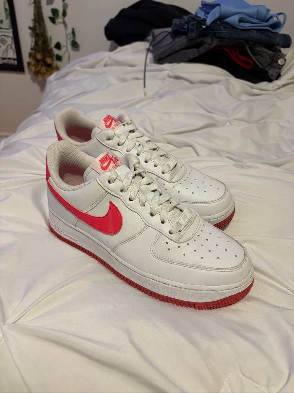 Pink Nike Air Forces